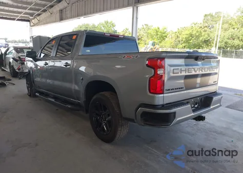 2024 Chevrolet Silverado 1500 4Wd Short Bed Rst из США, поврежденный, VIN 1GCPDEEK5RZ376681